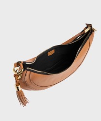 Lancel Paris Hoboeme leather shoulder and crossbody hobo bag