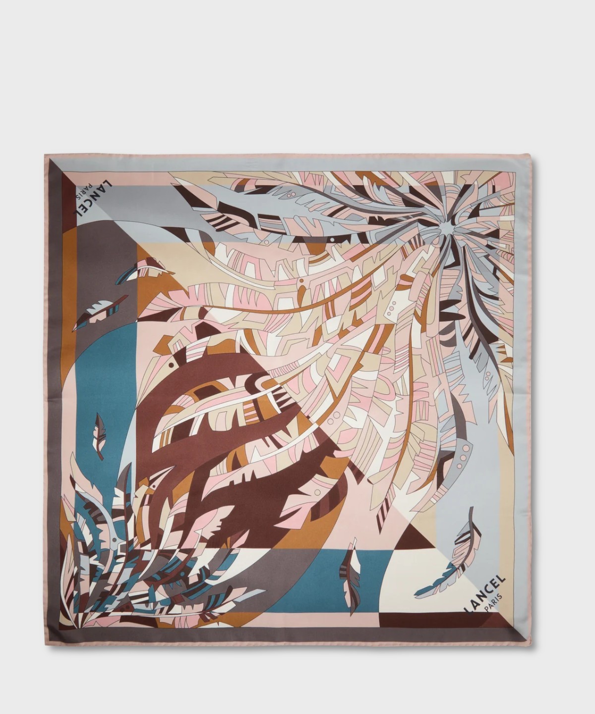 Lancel Paris Motif Duo Arabesque scarf in...