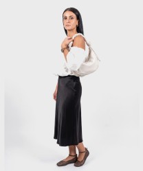 Visona Tracy borsa a spalla, latte pelle