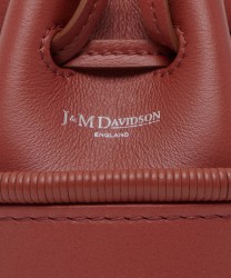 J&M Davidson mini Carnival borsa secchiello, terracotta pelle