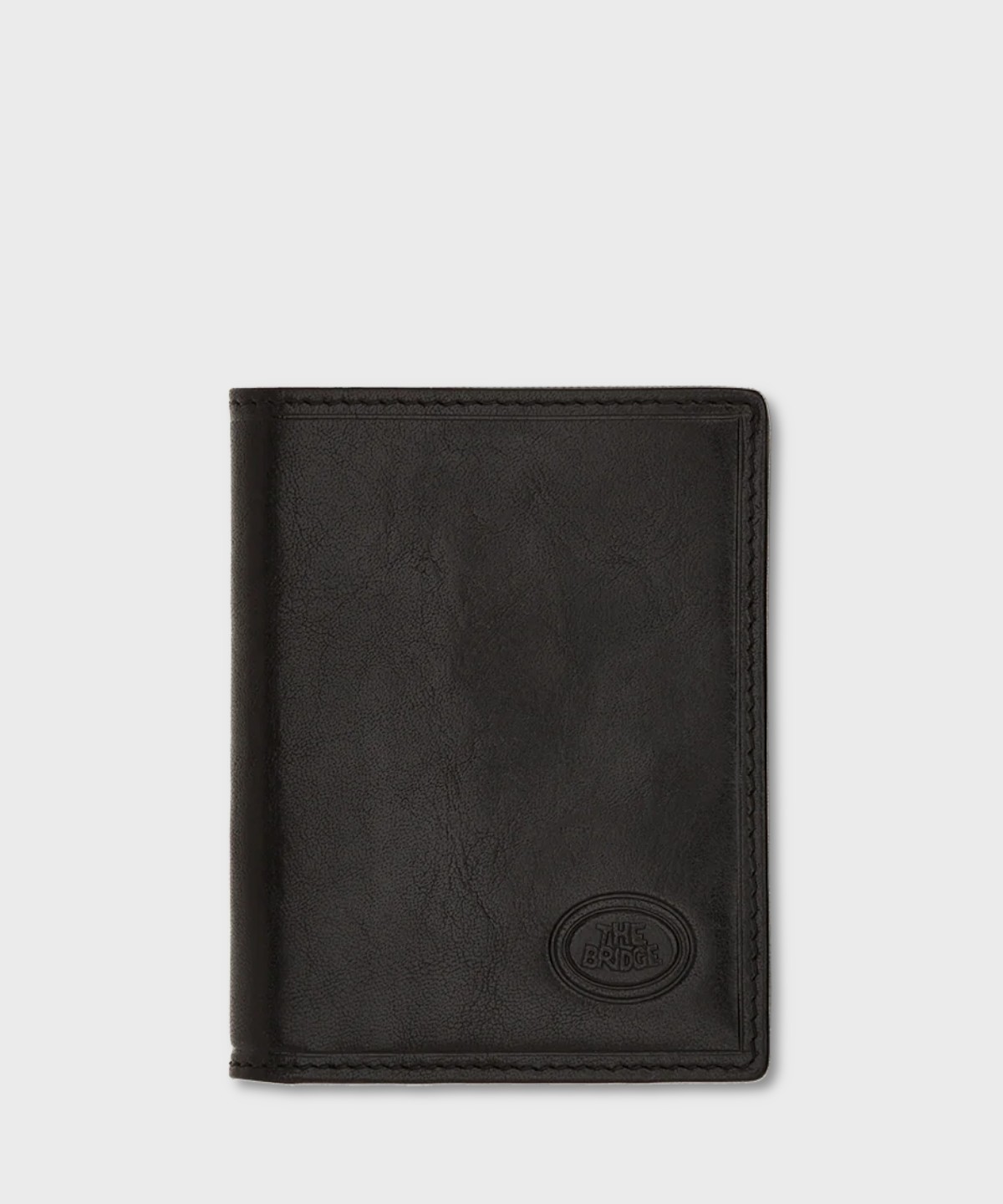 The Bridge Story Compact Black Leather Wallet...