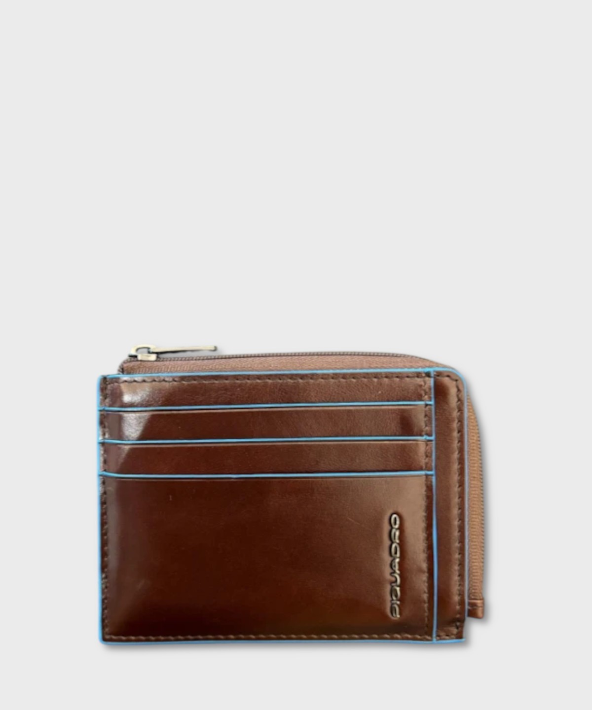 Piquadro Blue Square bustina con zip 8+4 cc in...