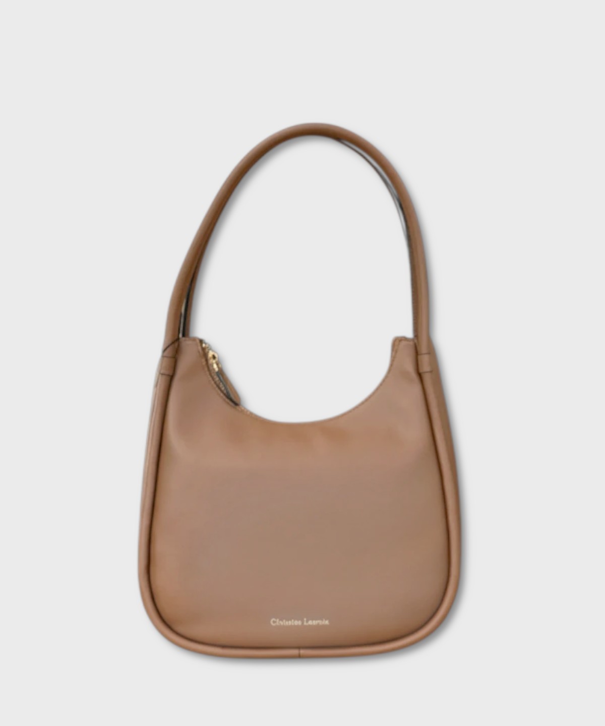 Christian Lacroix Carole brown leather hobo...