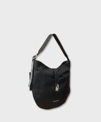 Christian Lacroix Lucie black leather shoulder bag