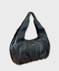 Christian Lacroix Lise black leather shoulder bag