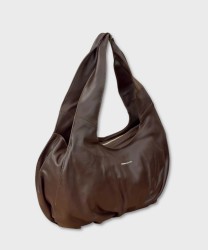 Christian Lacroix Lise shoulder bag in dark brown leather