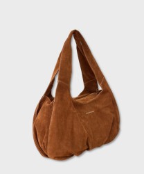 Christian Lacroix Lise brown suede shoulder bag