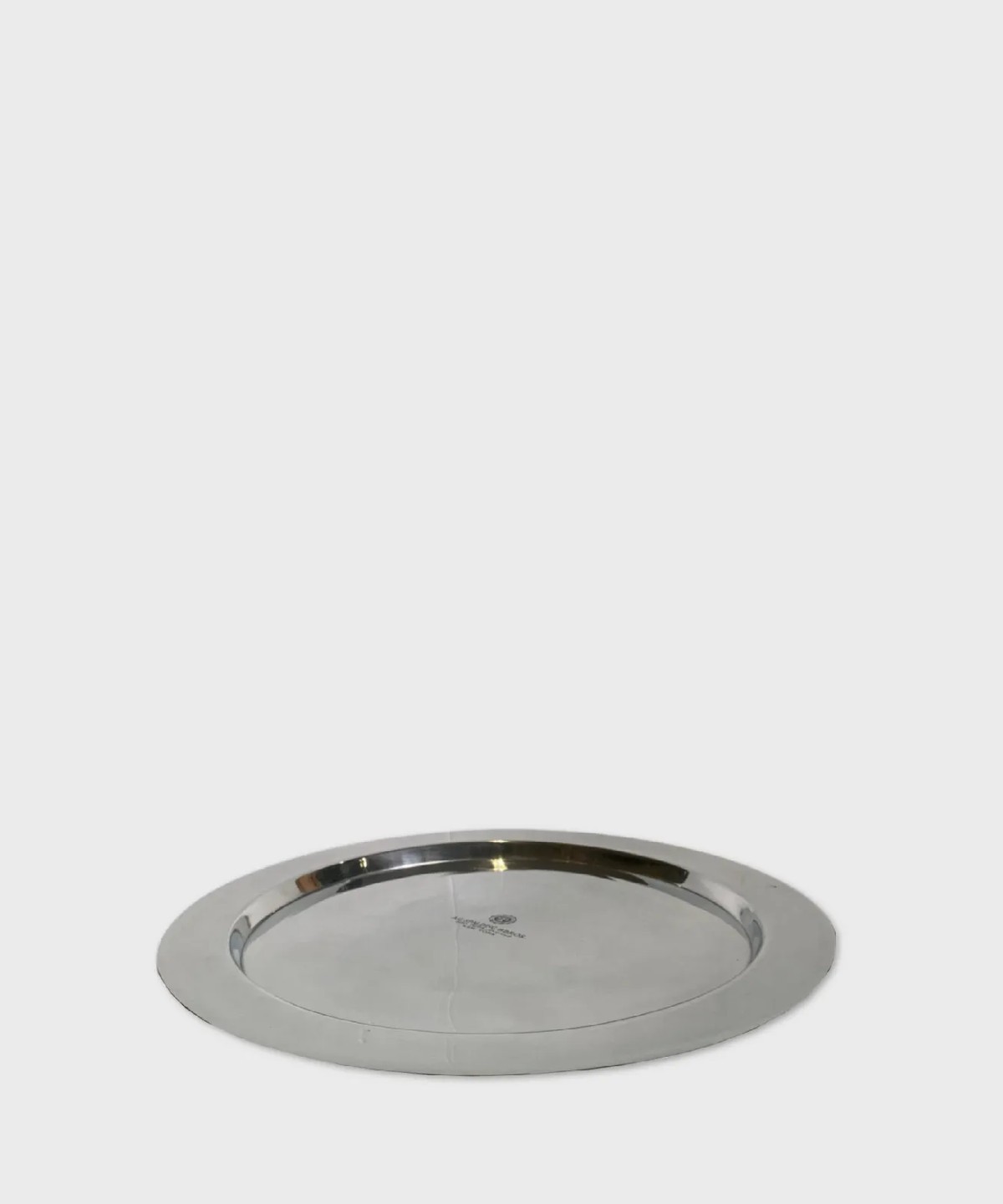AG Spalding & Bros Plate round in alluminio
