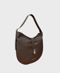 Christian Lacroix Lucie borsa a spalla in pelle marrone