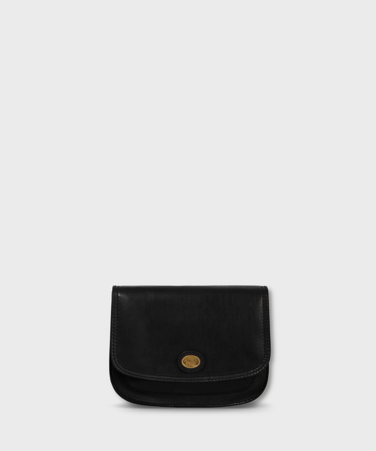 The Bridge Story Black Leather Shoulder Bag