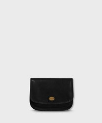 The Bridge Story Black Leather Shoulder Bag