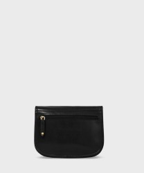 The Bridge Story Black Leather Shoulder Bag