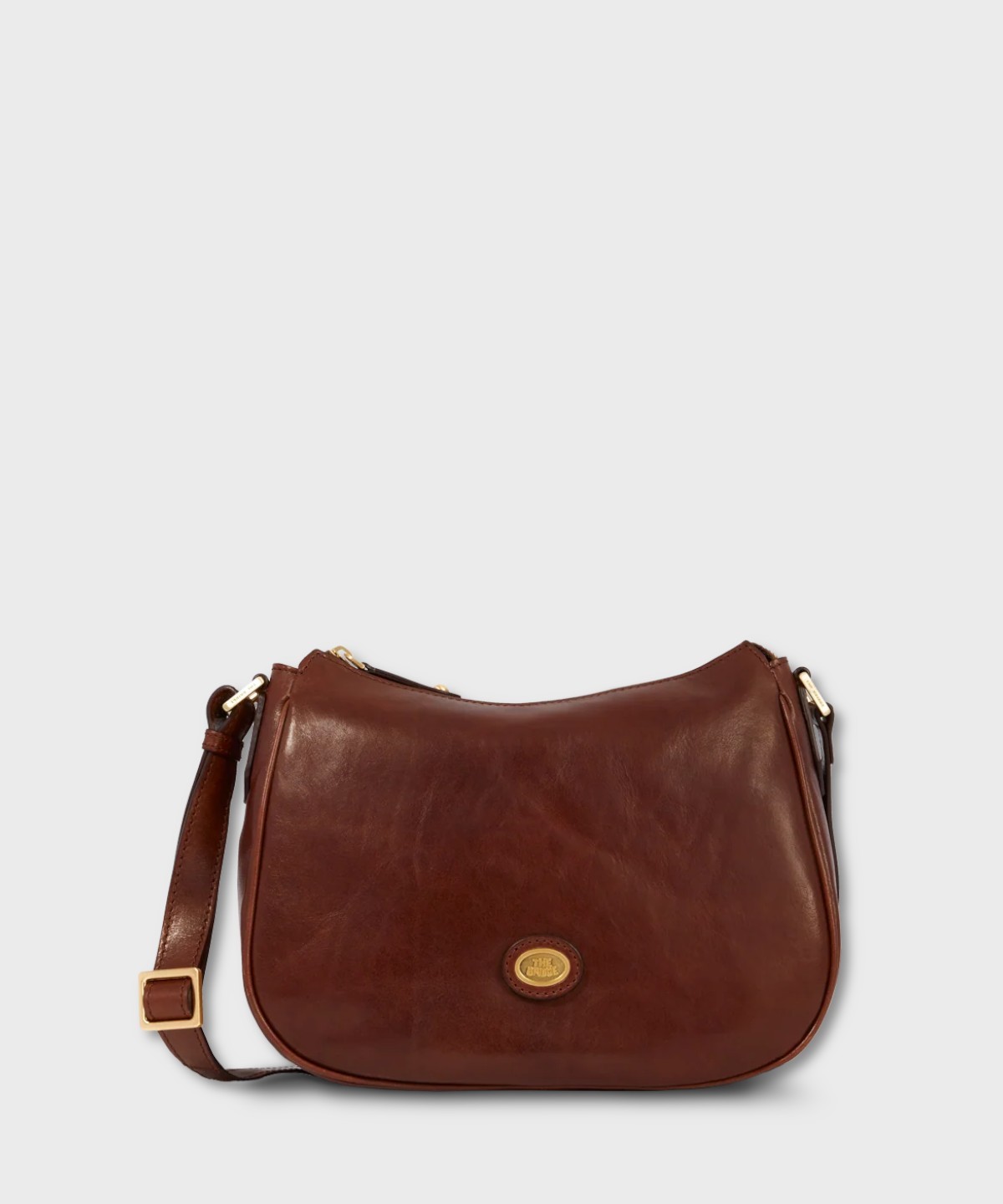 The Bridge Story brown leather shoulder bag