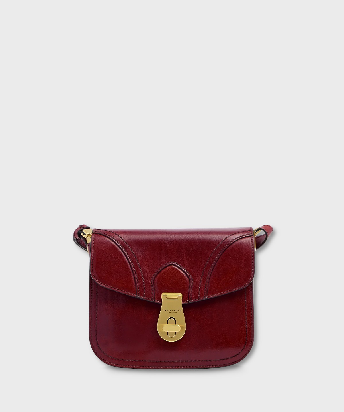 The Bridge Mia borsa a tracolla in pelle rosso...