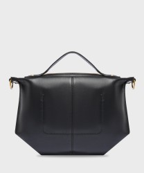 The Bridge Icons borsa a mano e a tracolla in pelle nera
