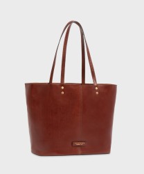 The Bridge Lisa brown leather shopper bag