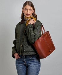 The Bridge Lisa borsa shopper in pelle marrone