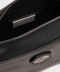 The Bridge Story clutch bag with black leather wristlet