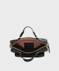 The Bridge Frida black leather handbag and shoulder bag