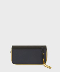 Kway Fluy wallet in waterproof ripstop fabric, blue depth