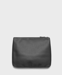 Kway Epure hand clutch bag, black pure