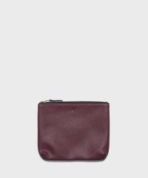 Kway Noer hand clutch, violet mauve wine