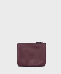 Kway Noer hand clutch, violet mauve wine