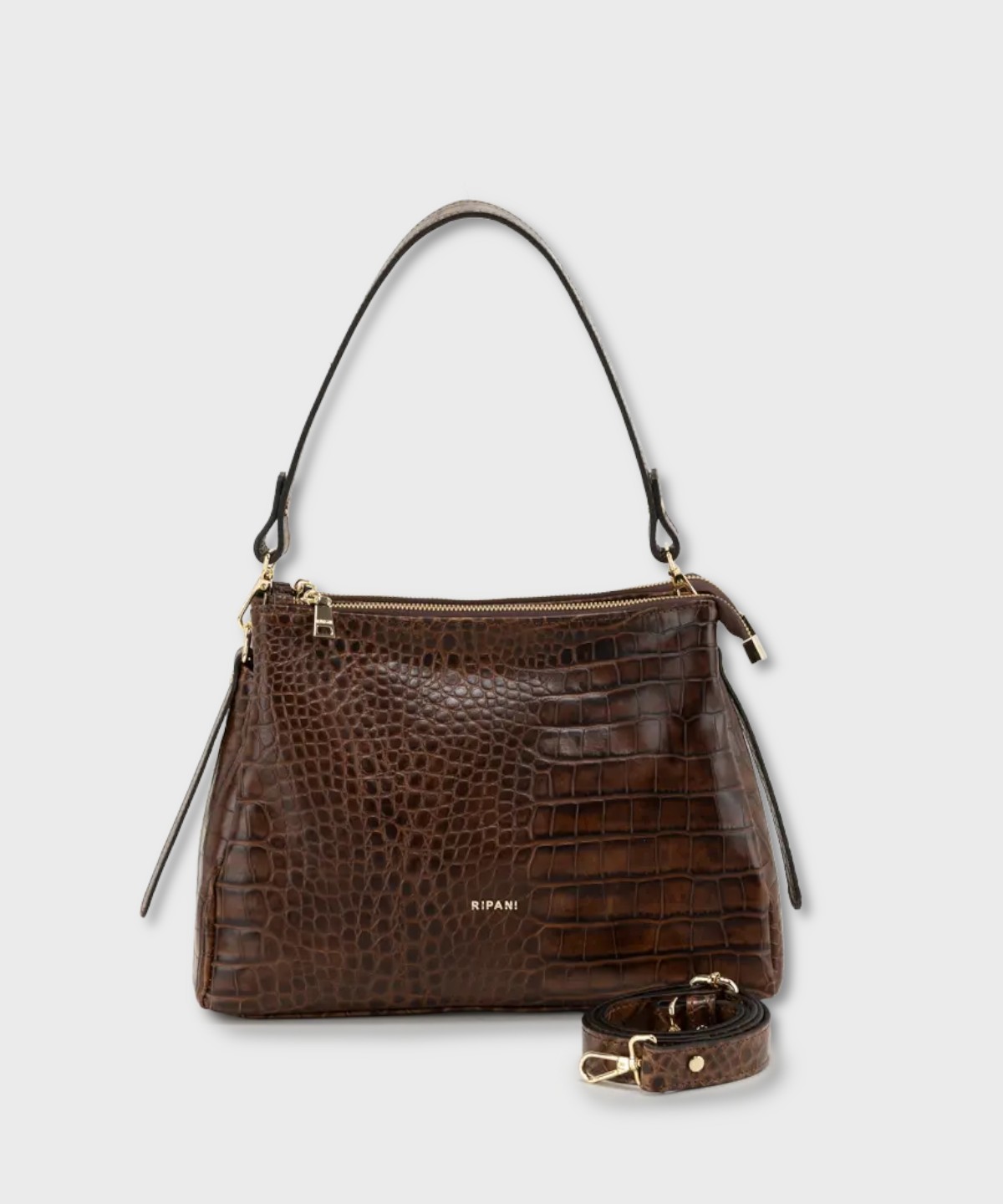 Ripani Tessa shoulder and crossbody bag in dark...