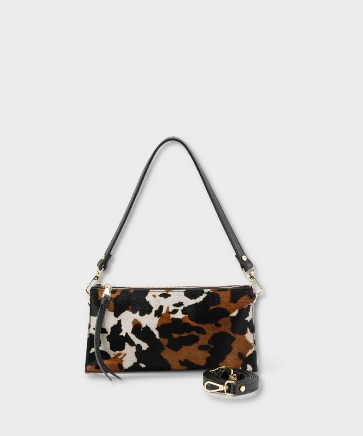 Ripani Patrizia black cowhide shoulder and...