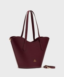 Cuoieria Fiorentina Wave shoulder bag in burgundy leather
