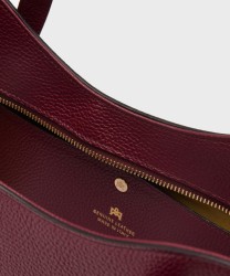 Cuoieria Fiorentina Wave shoulder bag in burgundy leather