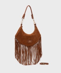 Cuoieria Fiorentina Sienna borsa hobo a tracolla in suede