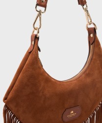 Cuoieria Fiorentina Sienna borsa hobo a tracolla in suede