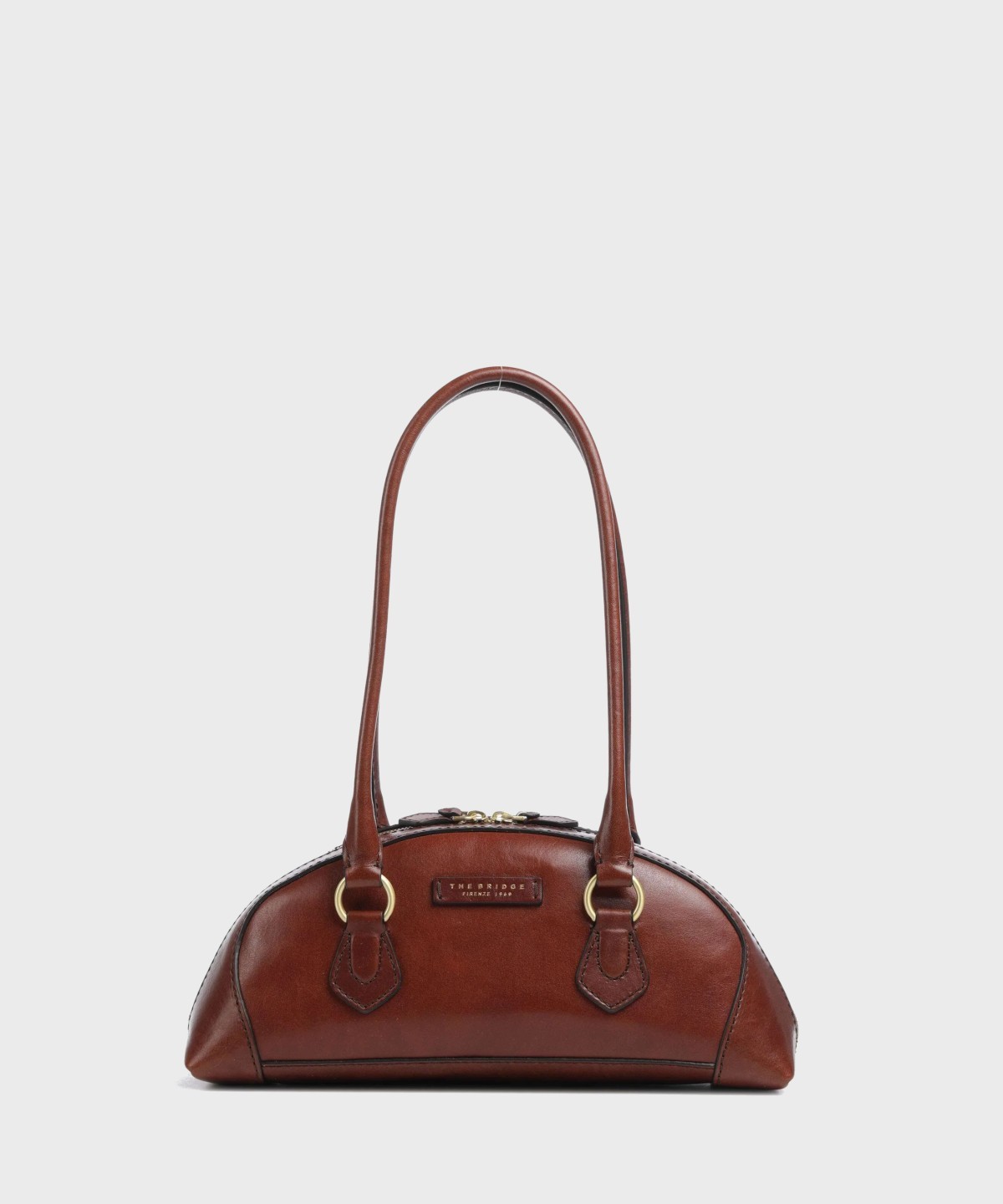 The Bridge Magda borsa a spalla in pelle marrone