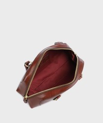 The Bridge Magda borsa a spalla in pelle marrone