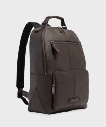 The Bridge Manfredi zaino porta pc 15,6'' in pelle marrone moka