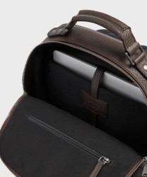 The Bridge Manfredi zaino porta pc 15,6'' in pelle marrone moka