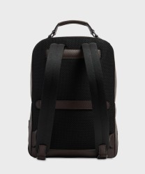 The Bridge Manfredi zaino porta pc 15,6'' in pelle marrone moka