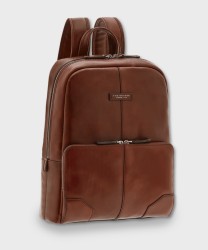 The Bridge Vespucci zaino porta pc 15,6'' in pelle marrone