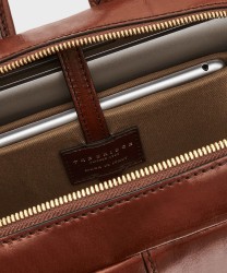 The Bridge Vespucci zaino porta pc 15,6'' in pelle marrone