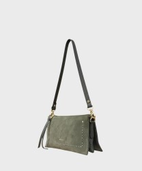 Ripani Patrizia shoulder bag and crossbody bag in leather and suede