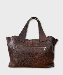 Ripani Nadia borsa a spalla e a tracolla in pelle testa di moro