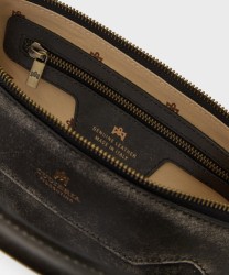 Cuoieria Fiorentina Holly Small shoulder bag and crossbody bag in black Texas leather