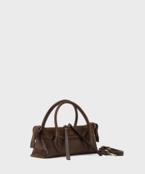 Cuoieria Fiorentina Holly Small shoulder bag and crossbody bag in Texas caramel leather