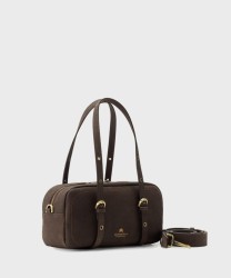 Cuoieria Fiorentina Eva Soft shoulder and cross-body bag in chocolate brown leather