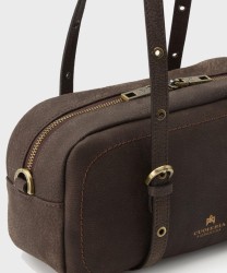 Cuoieria Fiorentina Eva Soft shoulder and cross-body bag in chocolate brown leather