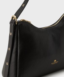 Cuoieria Fiorentina Eva borsa hobo squadrata in pelle nera