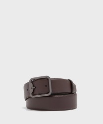 Piquadro Modus Special dark brown leather belt