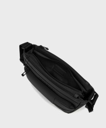 Piquadro Wollem rubber city bag with 2 compartments, waterproof, black