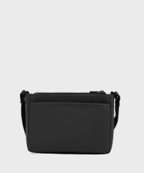 Piquadro Wollem rubber city bag with 2 compartments, waterproof, black